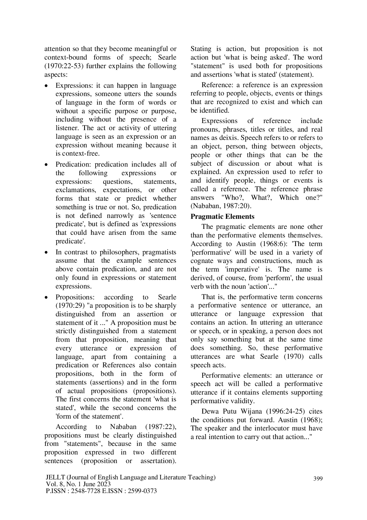 JURIS Ekspresi Pragmatis dalam Pembelajaran Bahasa Prancis dengan Buku Alter Ego