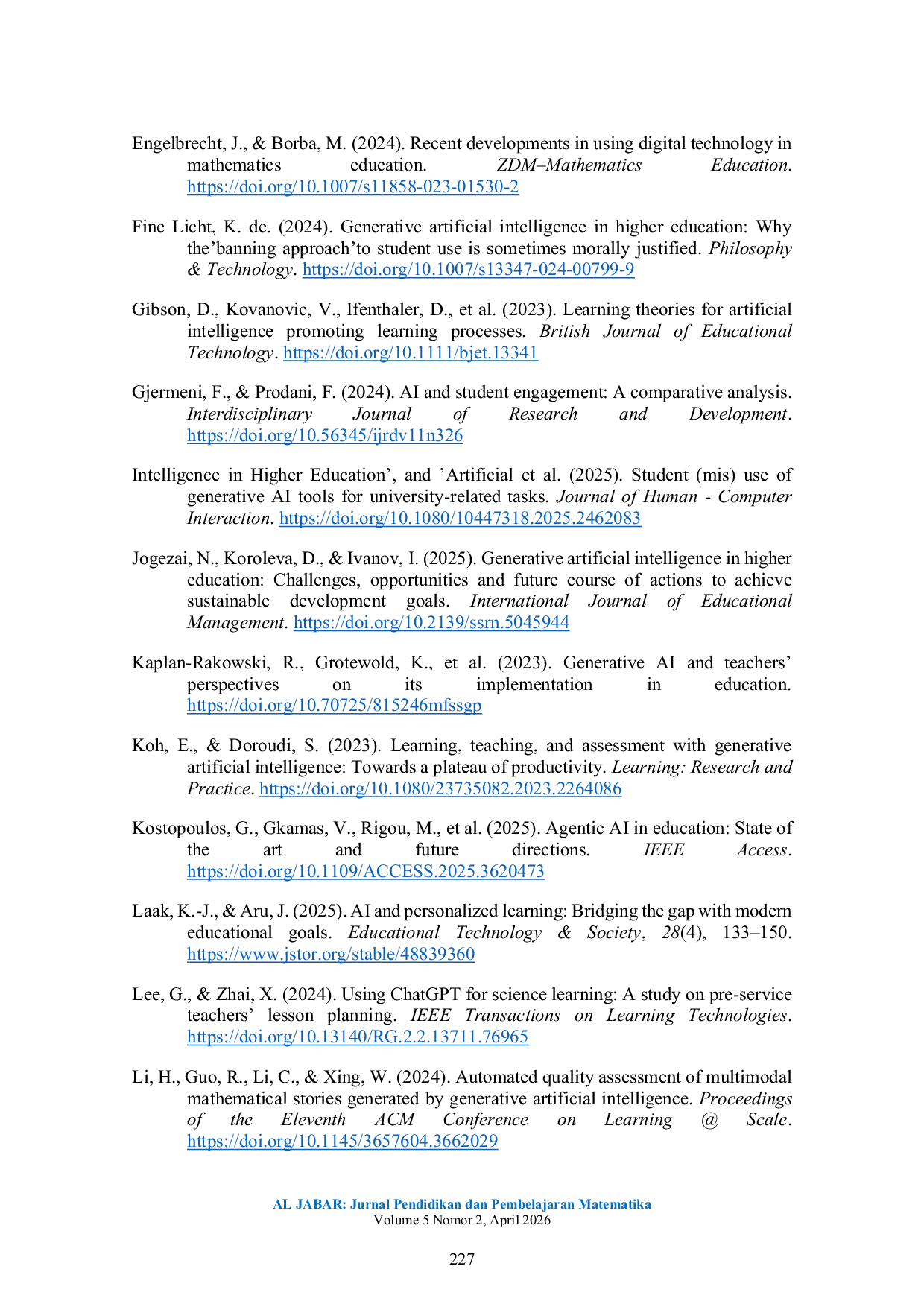 JURIS Generative Artificial Intelligence In Mathematics Education A Systematic Review Of DataAcDriven Applications Learning Theories And Implications For Sustainable Development Goal