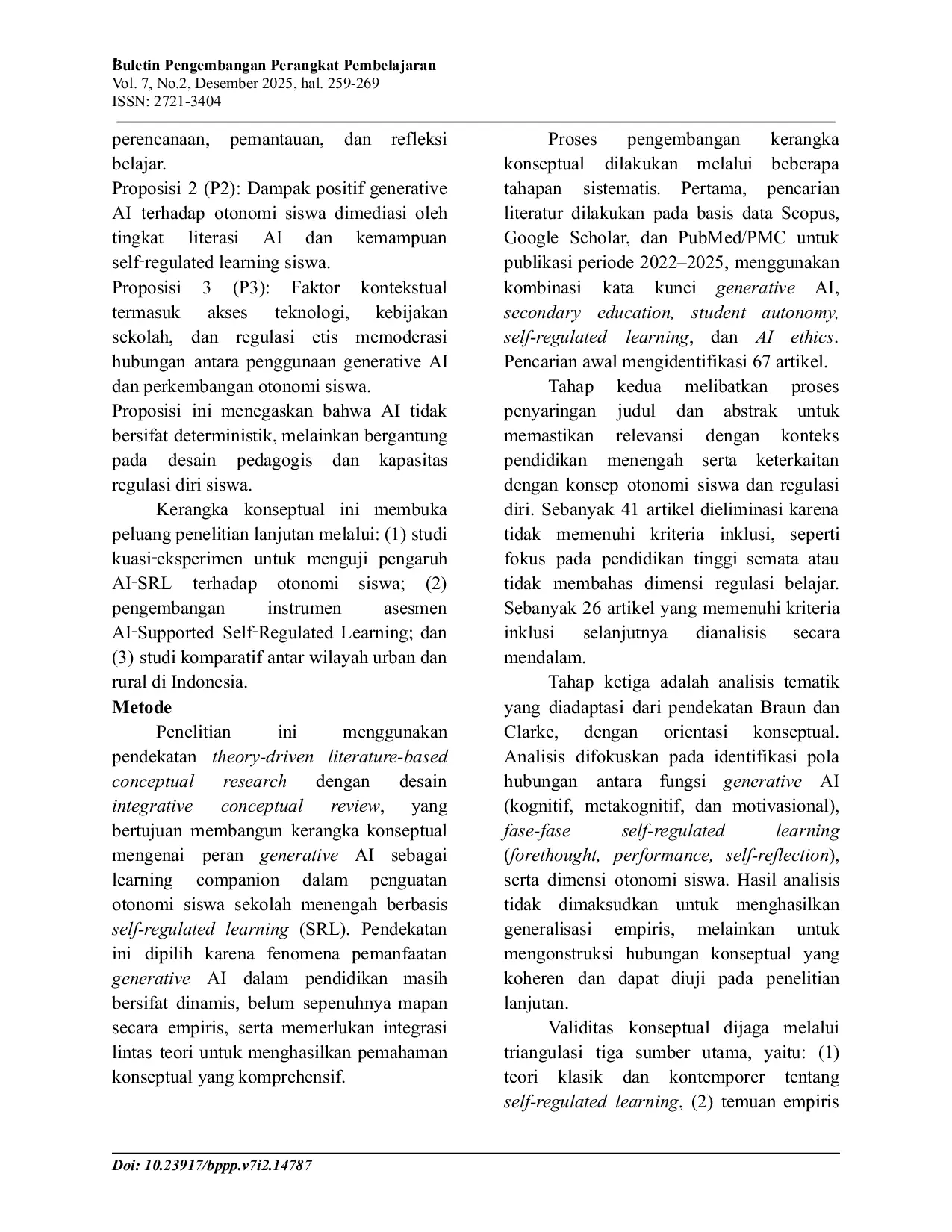 JURIS Generative AI as a Learning Companion for Student Autonomy in Secondary Education A Self Regulated Learning Based Conceptual Framework