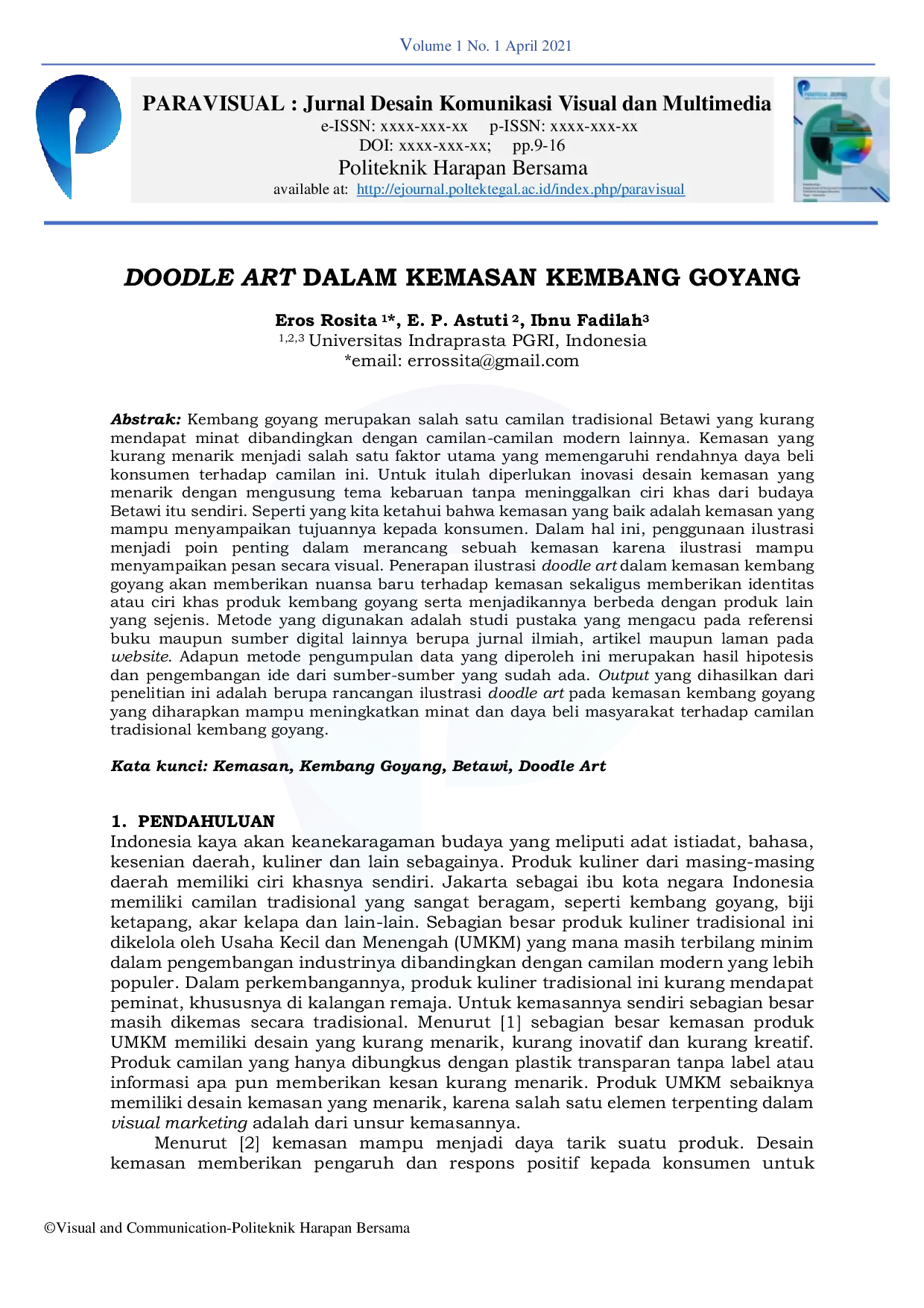 JURIS Doodle Art dalam Kemasan Kembang Goyang