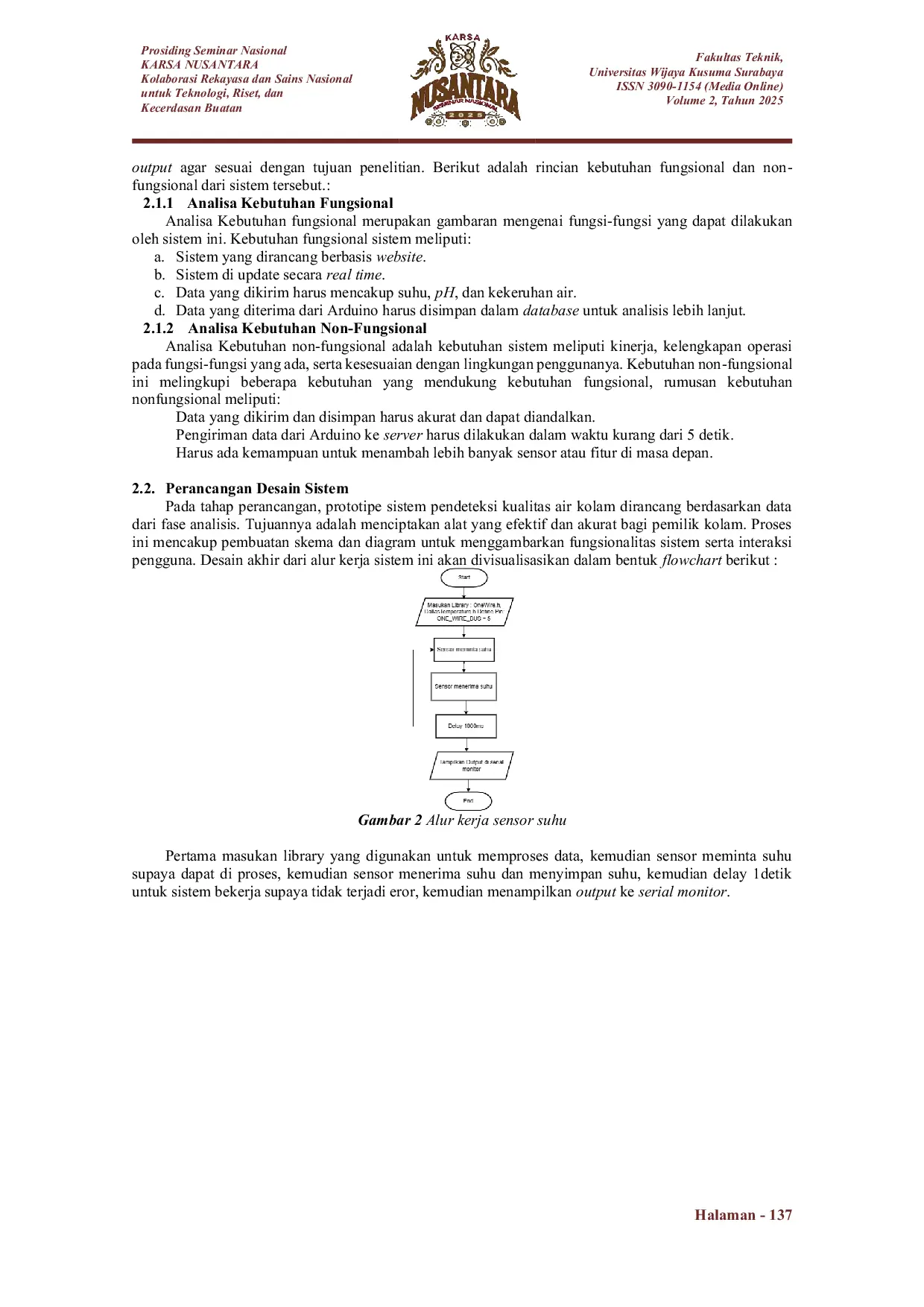 JURIS Rancang bangun alat pendeteksi kualitas air pada kolam budidaya berbasis arduino