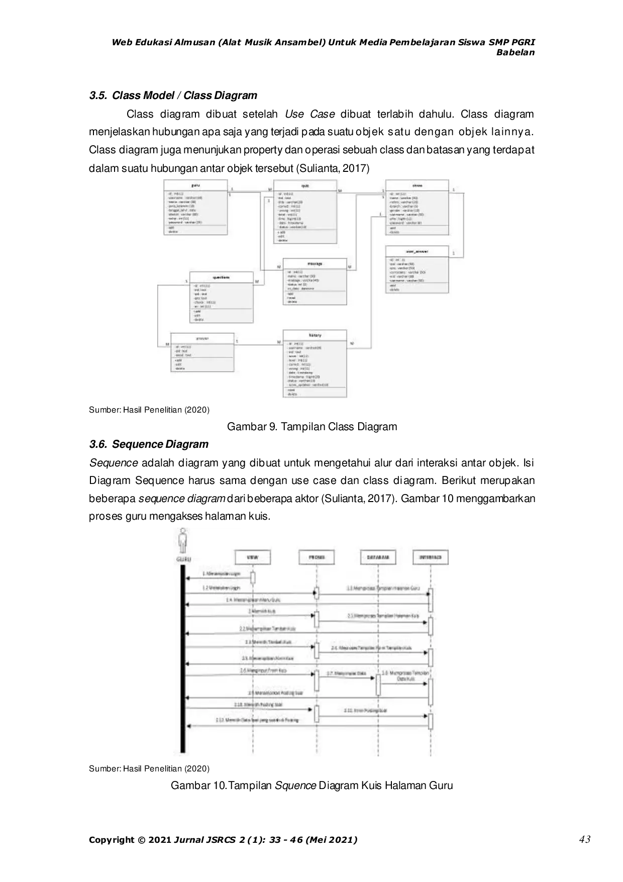 JURIS Web Edukasi Almusan Alat Musik Ansambel Untuk Media Pembelajaran Siswa SMP PGRI Babelan