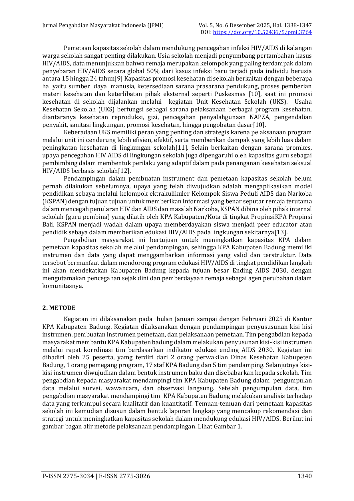 JURIS Penguatan Kapasitas dan Pendampingan Komisi Penanggulangan AIDS Kabupaten Badung pada Pemetaan Kapasitas SMA Menuju Ending AIDS 2030