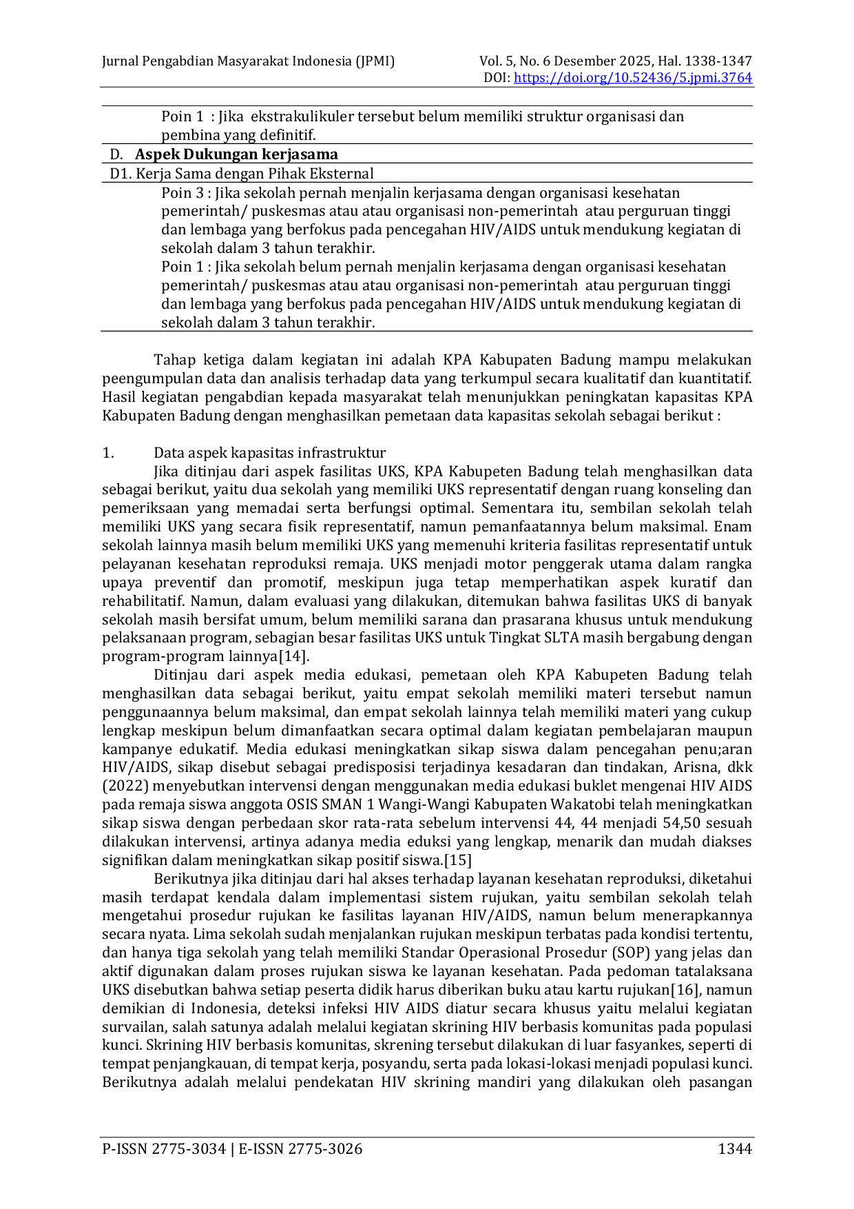 JURIS Penguatan Kapasitas dan Pendampingan Komisi Penanggulangan AIDS Kabupaten Badung pada Pemetaan Kapasitas SMA Menuju Ending AIDS 2030