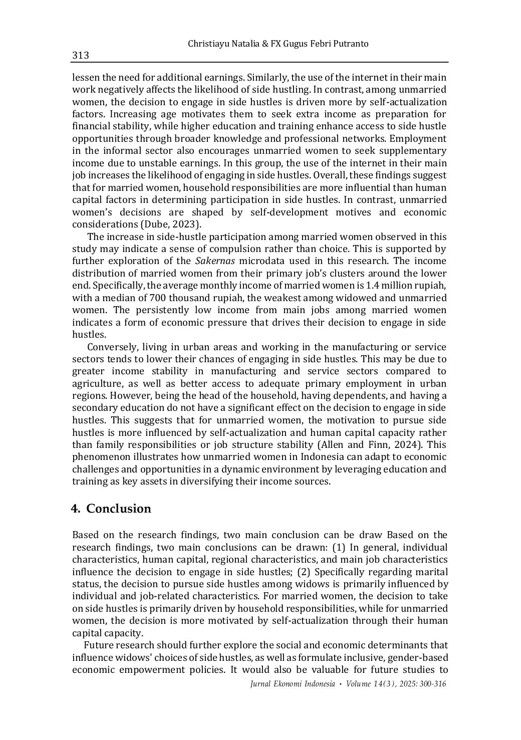 JURIS Side hustle and women s empowerment in Indonesia