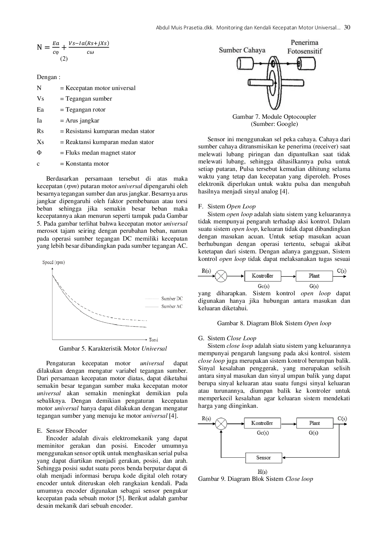 JURIS Monitoring dan Kendali Kecepatan Motor Universal Menggunakan Human Machine Interface HMI