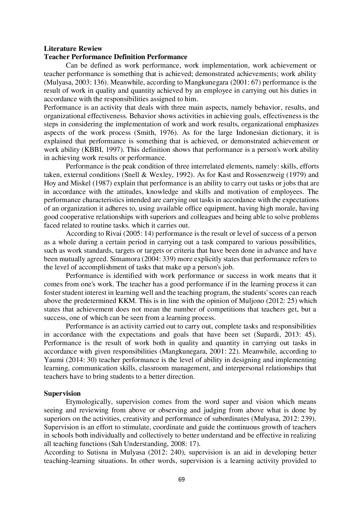 JURIS The Relationship Between Principal Supervision and Kindergarten Teacher Performance in Nusaniwe District Ambon City