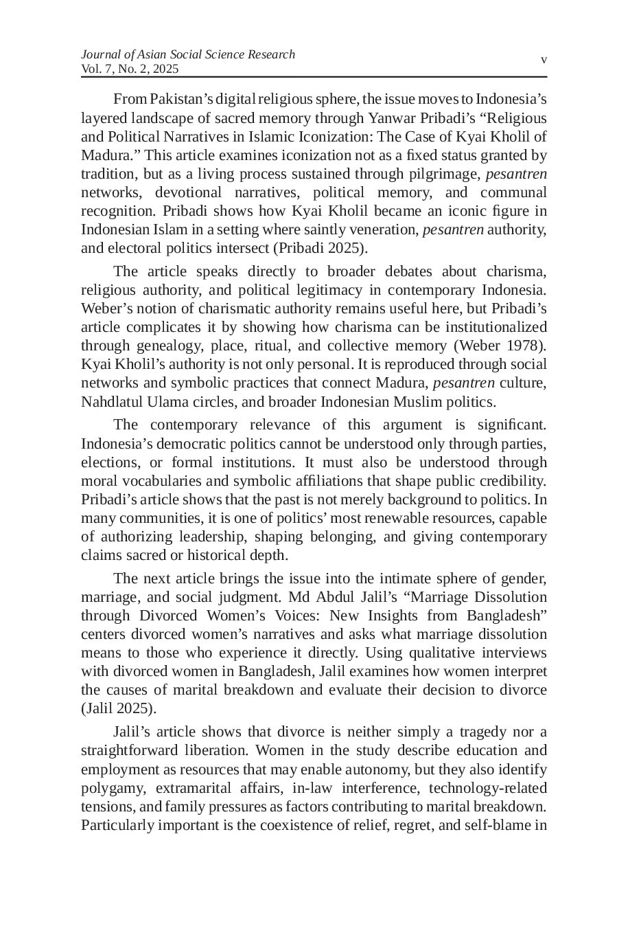 JURIS Editors Introduction Authority Legitimacy and Vulnerability in Contemporary Asia