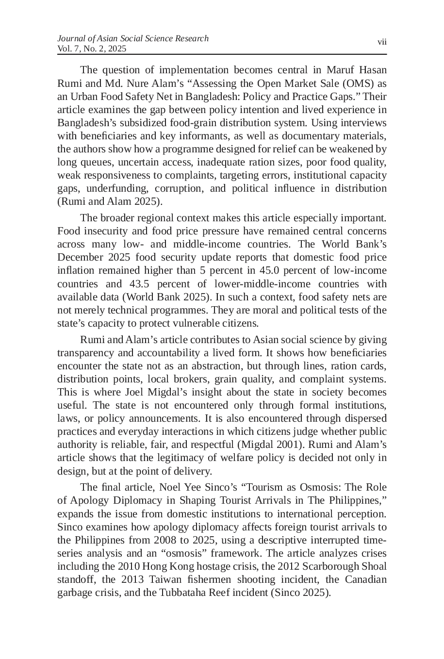 JURIS Editors Introduction Authority Legitimacy and Vulnerability in Contemporary Asia