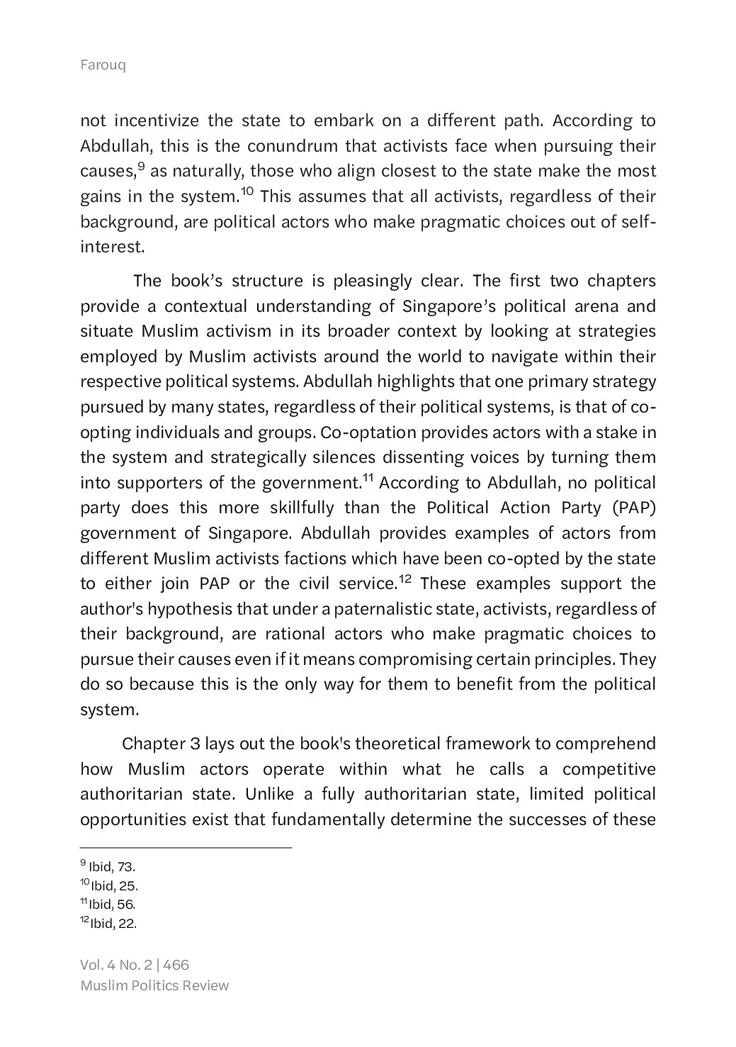 JURIS On Muslim Activism in Singapore