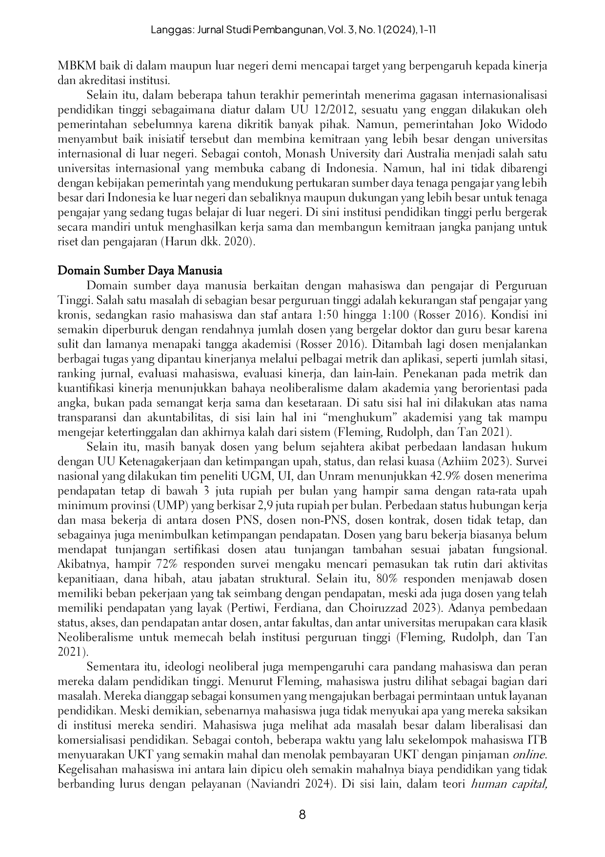 JURIS Hegemoni Neoliberalisme Pendidikan Tinggi di Indonesia Sebuah Tinjauan Kritis