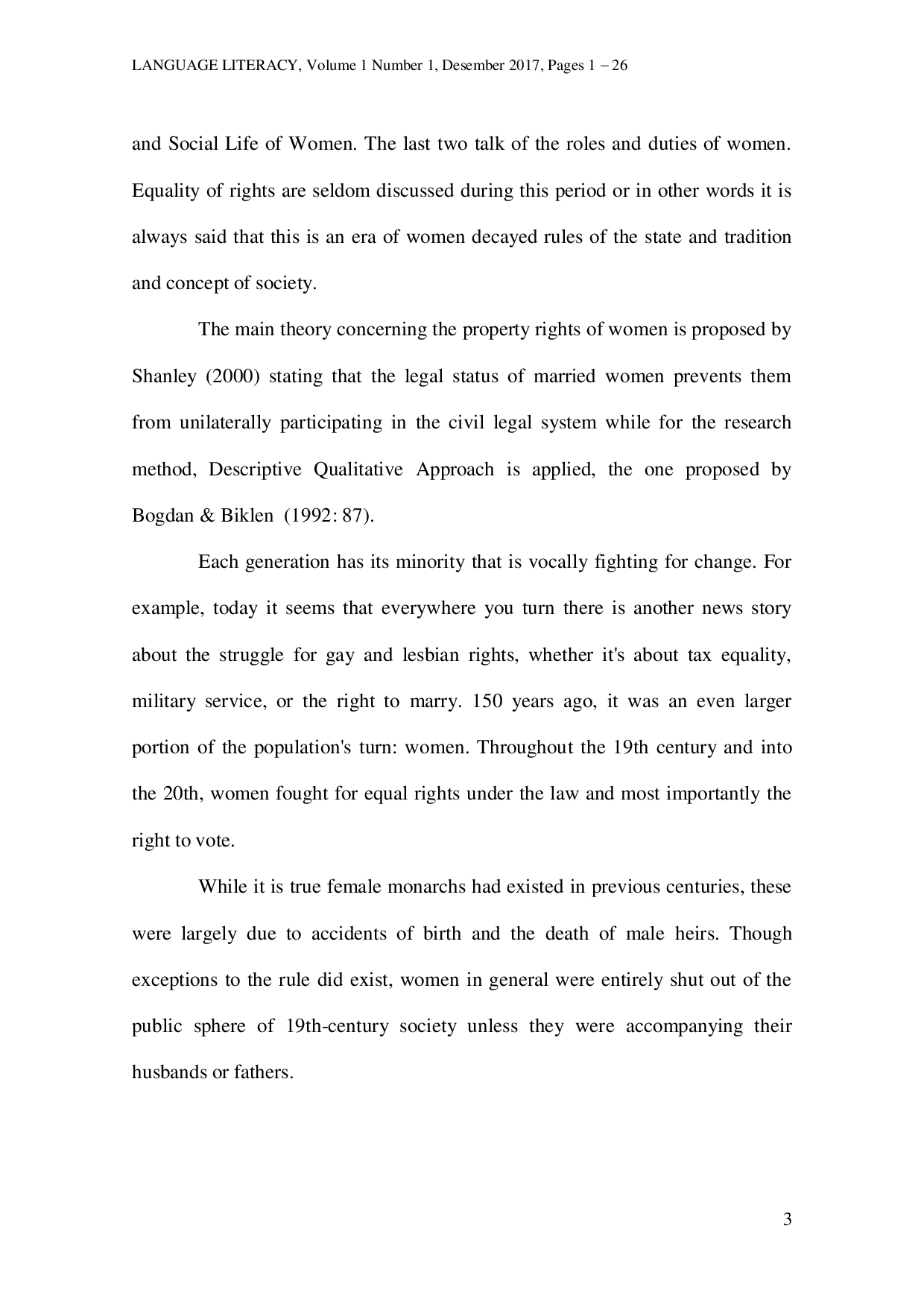 juris Portrayal of the Nineteenth Century English Women in Jane Austen s Sense and Sensibility