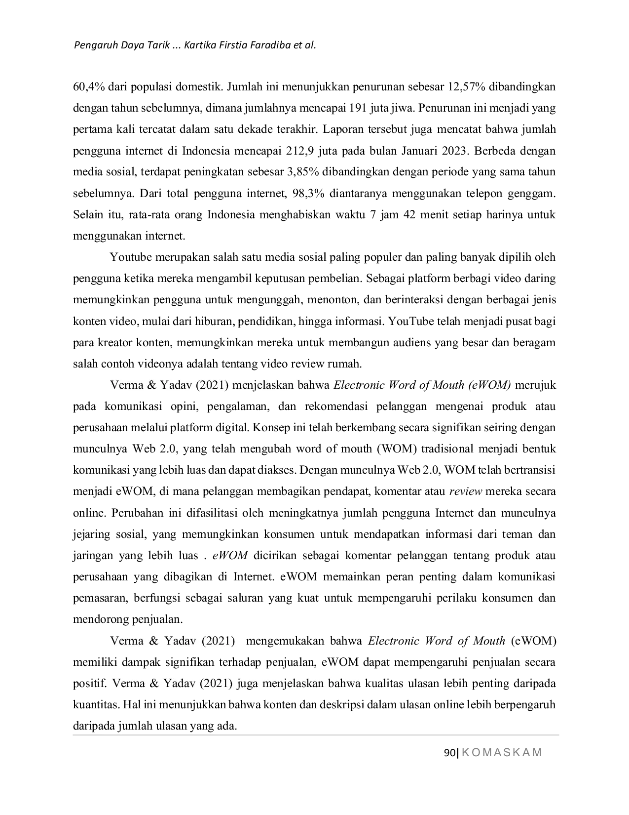 JURIS Pengaruh Daya Tarik Pesan Pada Konten Review Rumah Parkville Sentul City Terhadap Minat Beli Konsumen