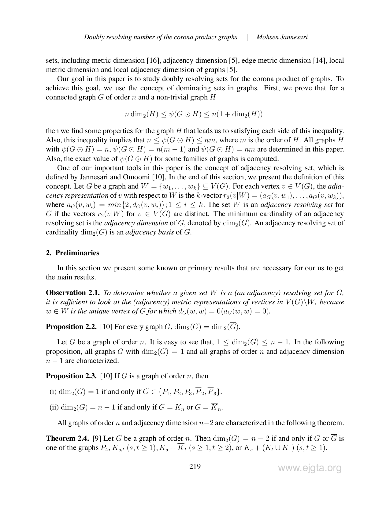 juris Doubly resolving number of the corona product graphs