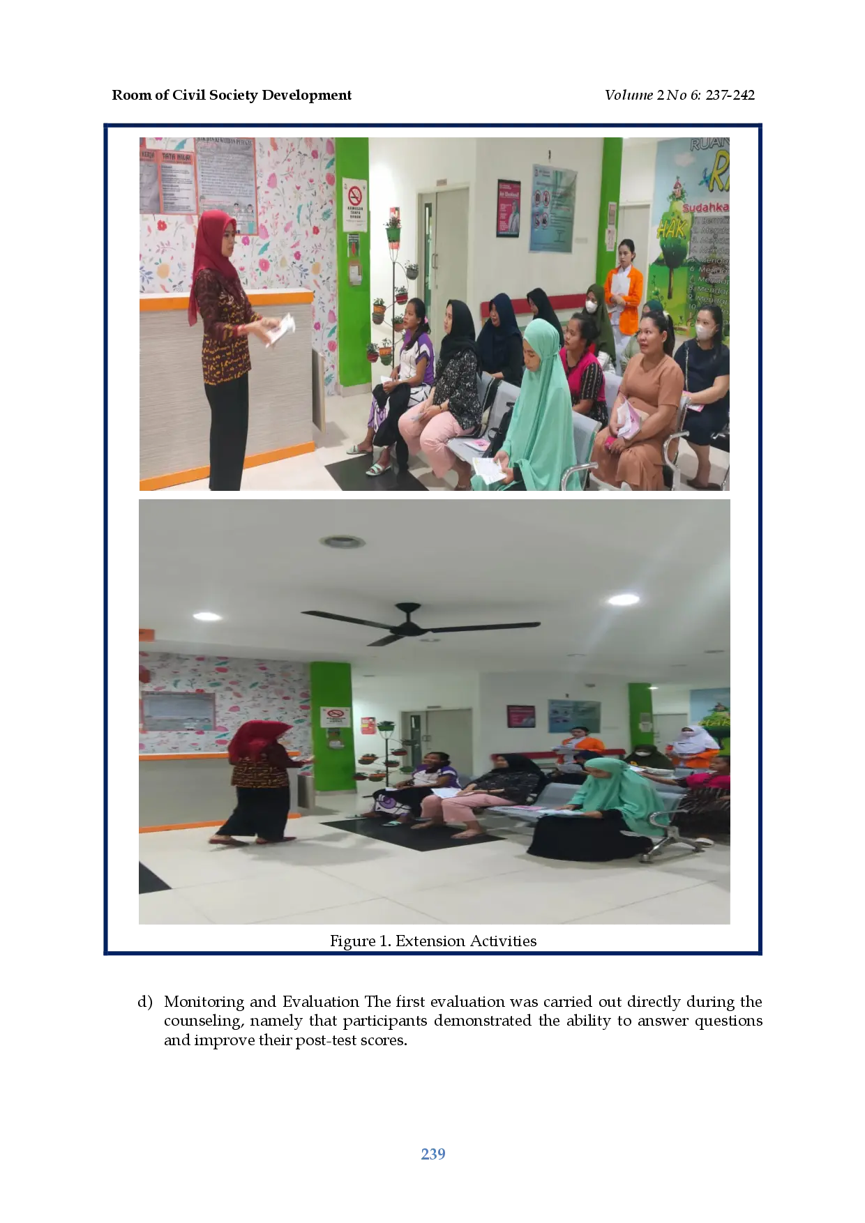 juris Health Education on the Prevention of Post Partum Depression at the Bara Baraya Health Center Makassar City