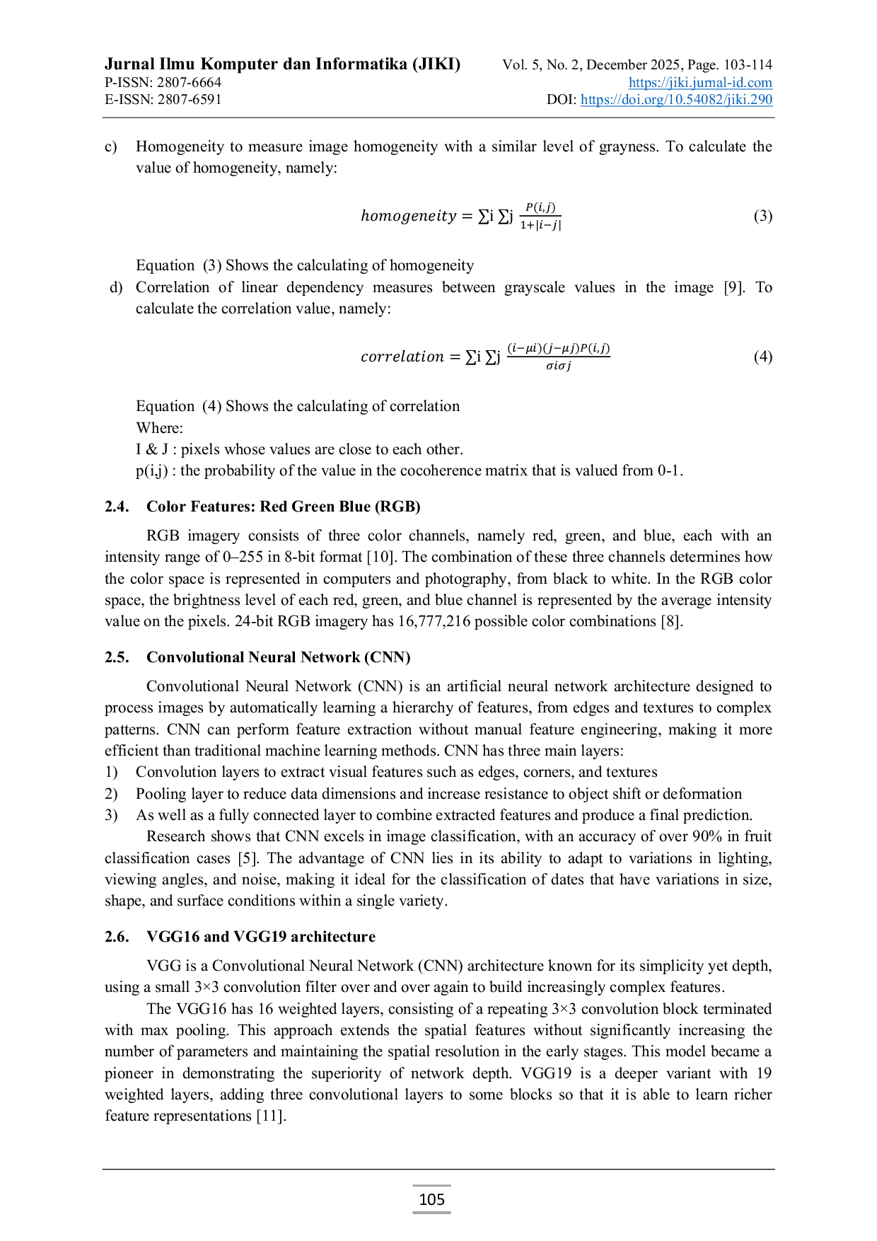 JURIS Classification of Date Types Using Gray Level Co occurrence Matrix Red Green Blue and Convolutional Neural Network