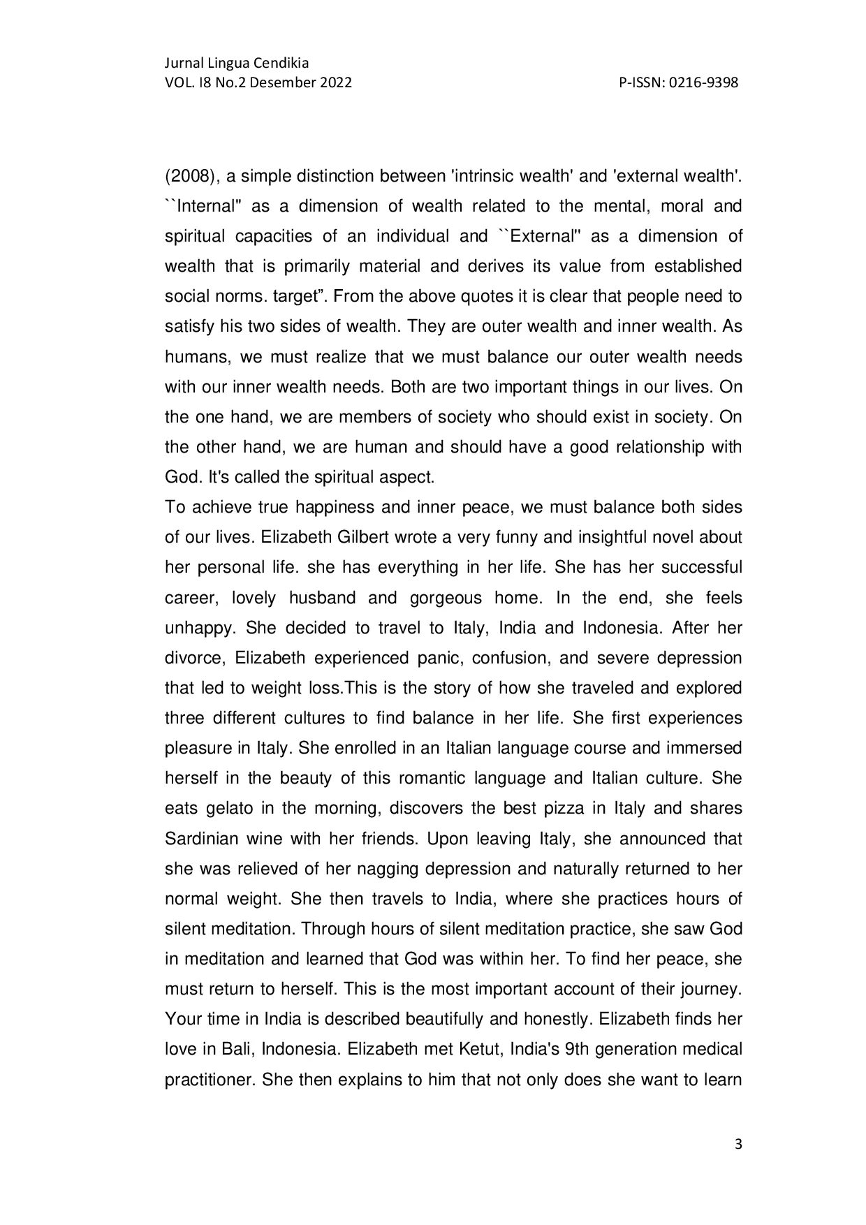 JURIS An Analysis Of The Educational Value In Novel The Land Of Five Towers