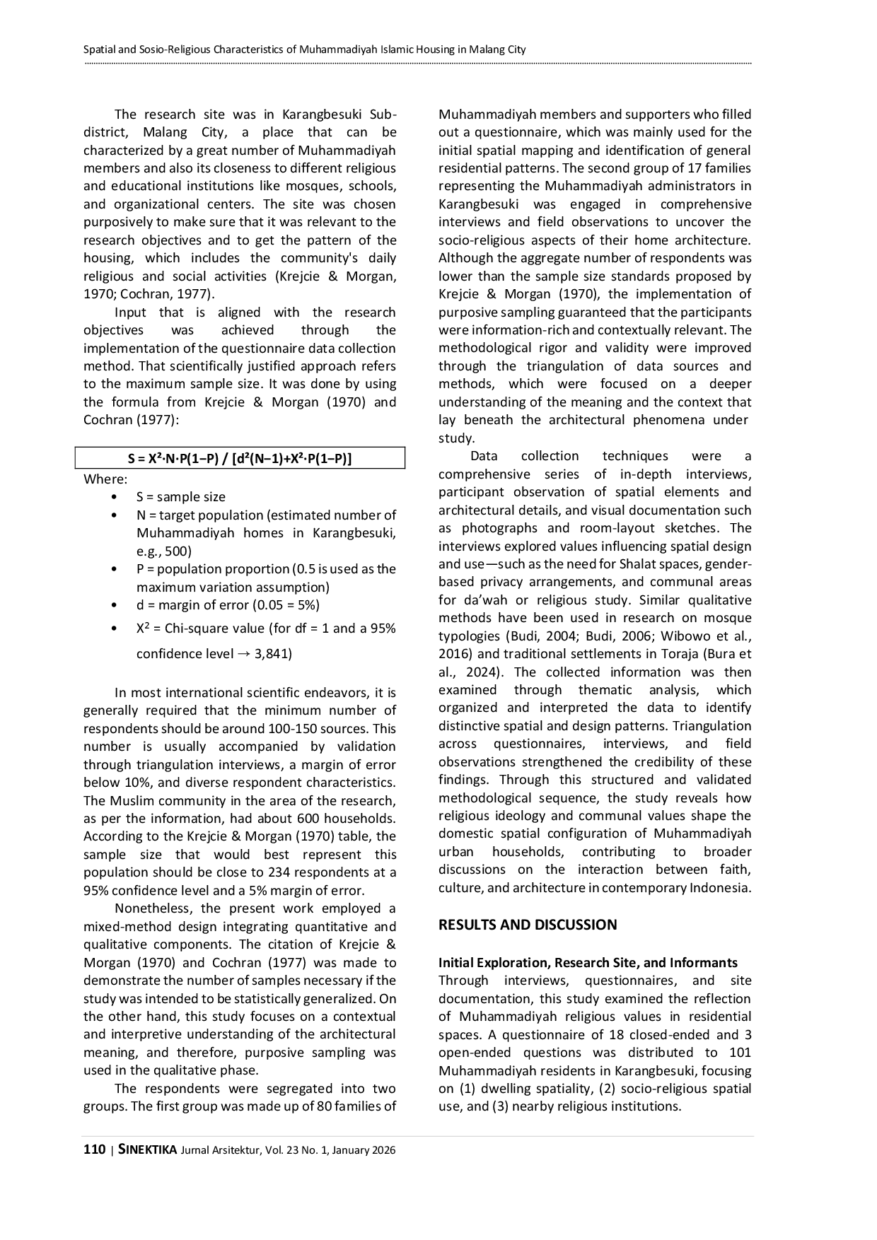 JURIS Spatial and Socio Religious Characteristics of Muhammadiyah Islamic Housing in Malang City