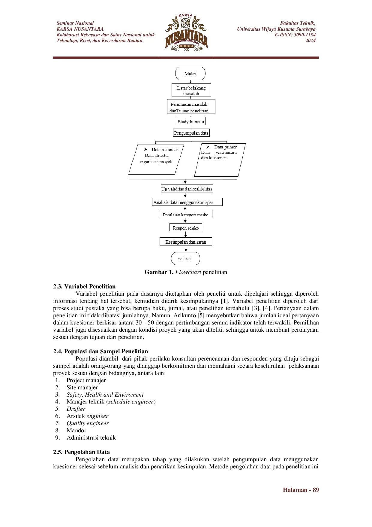 JURIS Evaluasi Risiko Pelaksanaan Proyek Pembangunan Rumah Sakit Pratama Kecamatan Bunyu Provinsi Kalimantan Utara