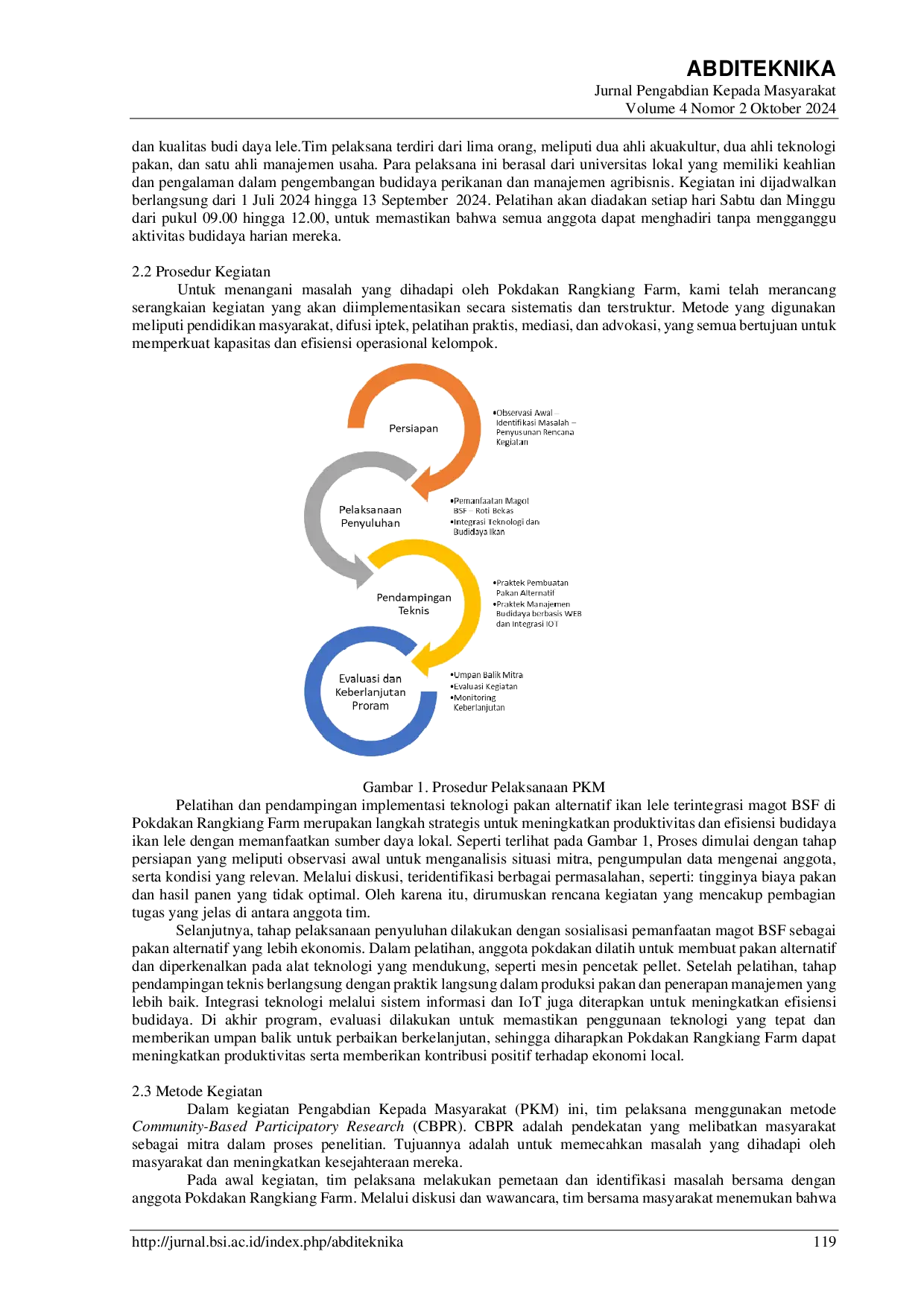 JURIS Pendampingan Implementasi Teknologi Pakan Alternatif Ikan Lele Terintegrasi Magot BSF pada Pokdakan Rangkiang