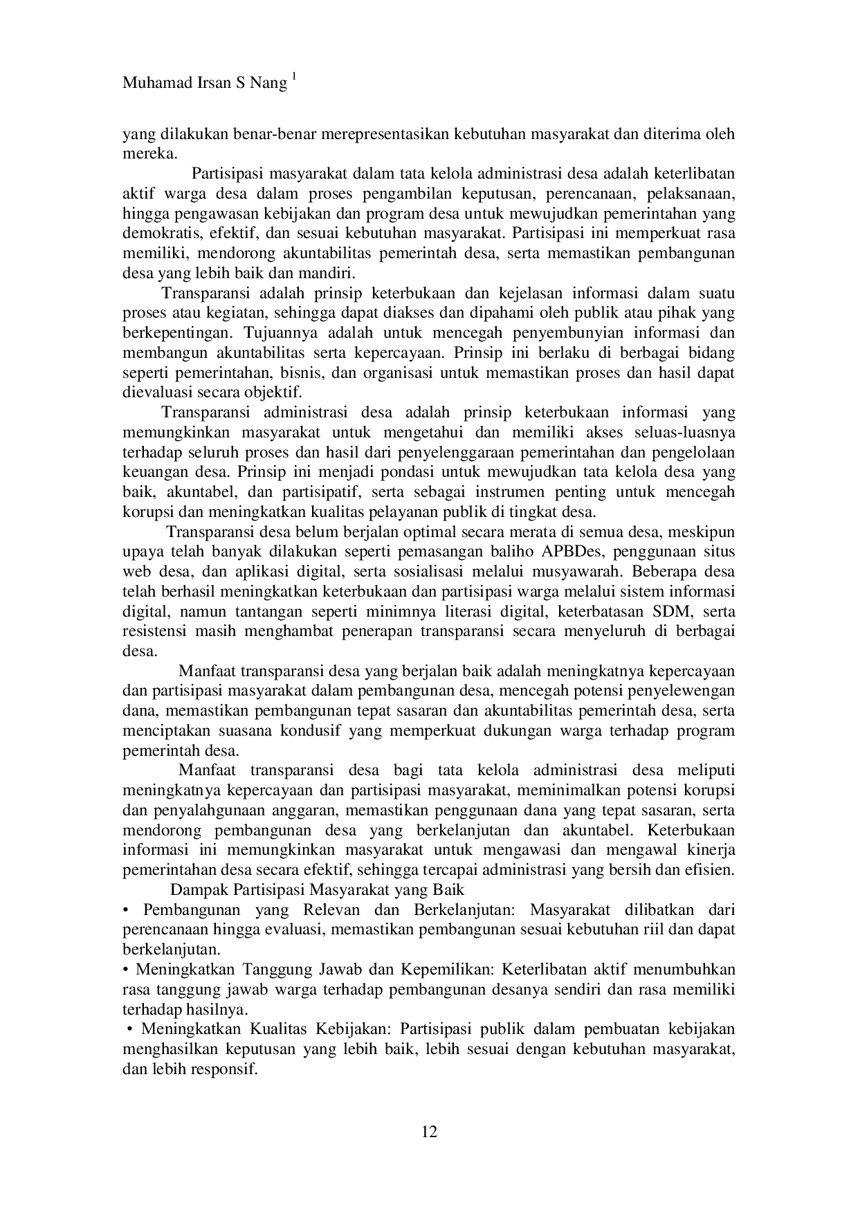 JURIS Tata Kelola Administrasi Pemerintahan Desa Tangeban Kecamatan Masama Kabupaten Banggai