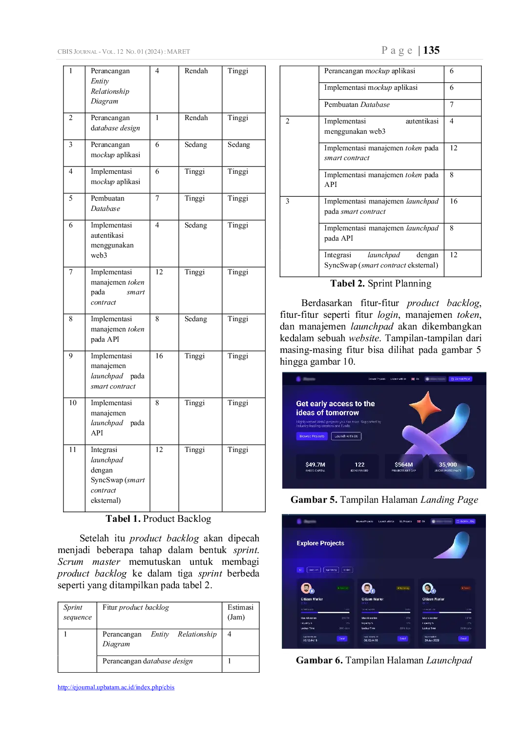JURIS Perancangan dan Implementasi Sistem Informasi Launchpad Cryptocurrency pada PT Pintar Media Teknologi