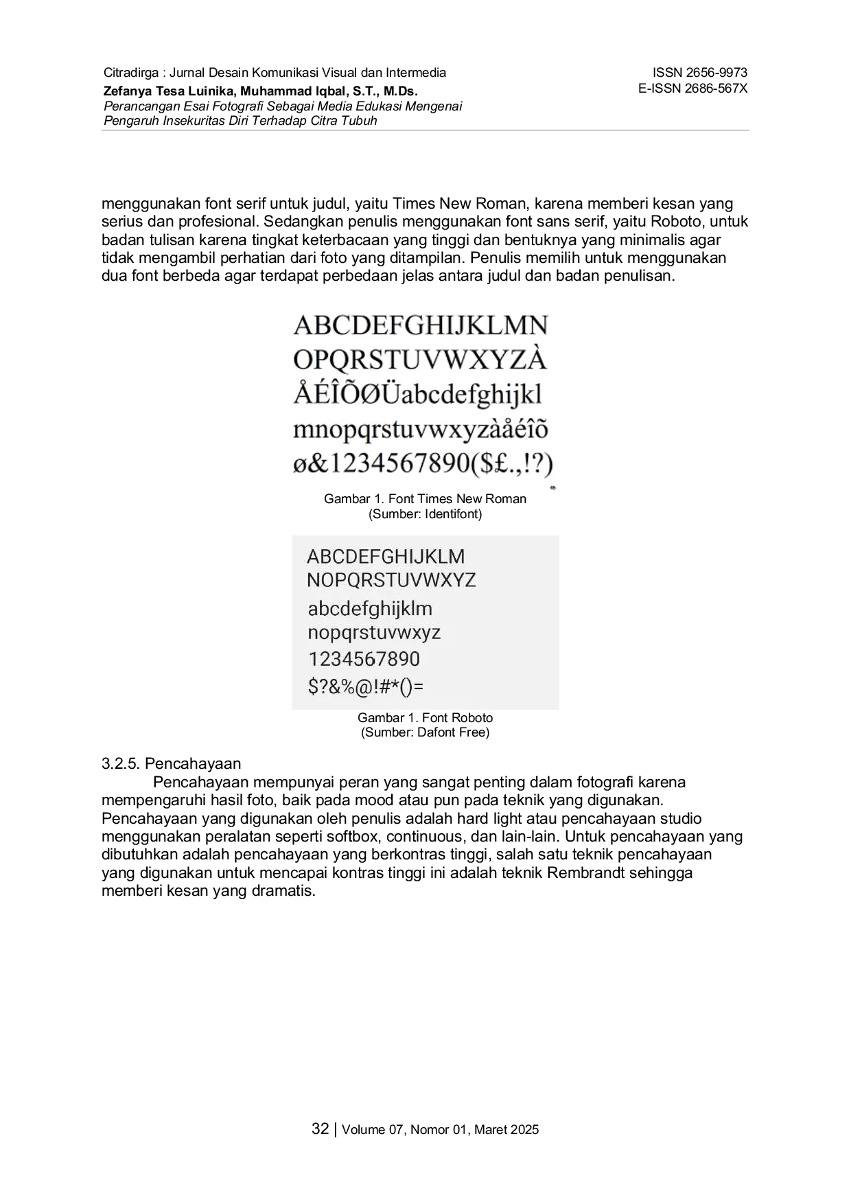 JURIS Design of a Photo Essay as an Educational Medium on the Influence of Self Insecurity on Body Image