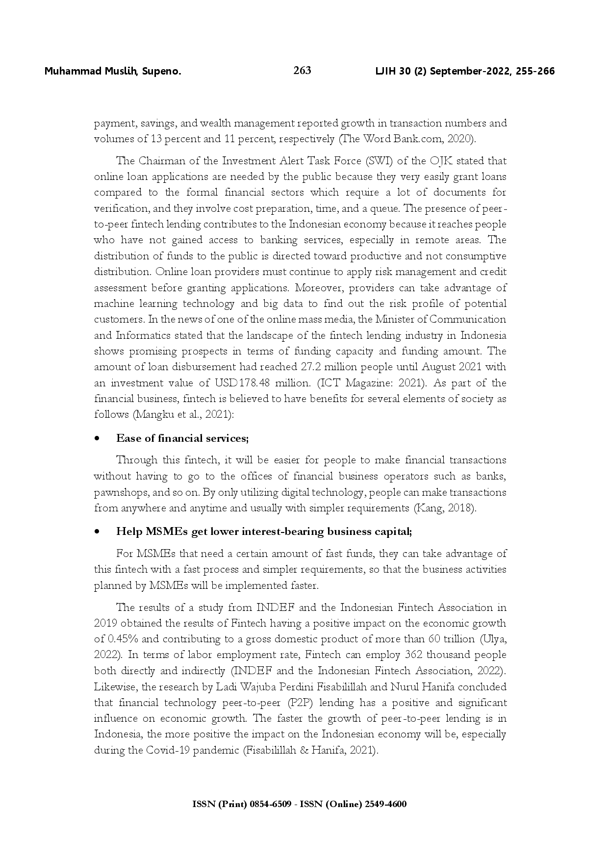 juris Financial technology digital legal challenges and Indonesia s economic prospects after Covid 19 outbreak