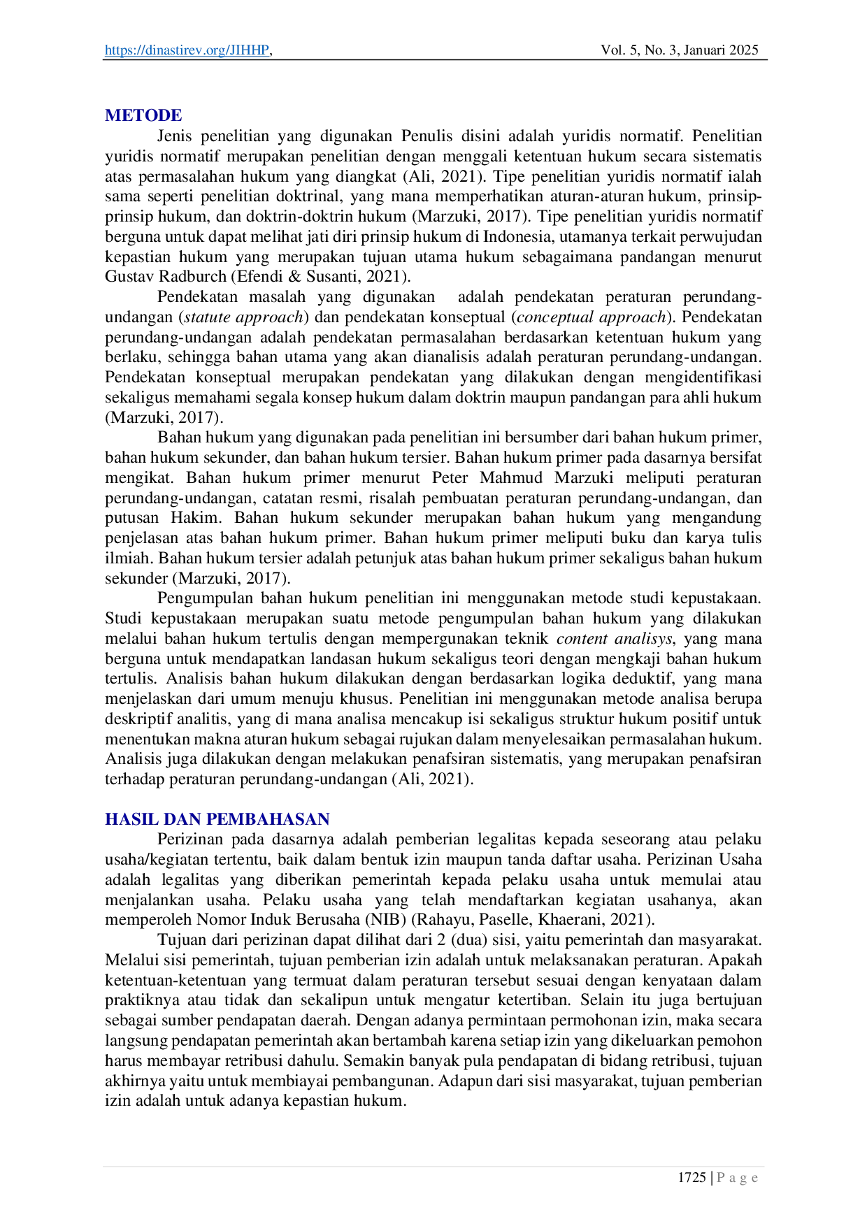 JURIS Peran Notaris dalam Pengurusan Online Single Submission Berdasarkan Akta Pendirian Badan Hukum yang Telah dibuat