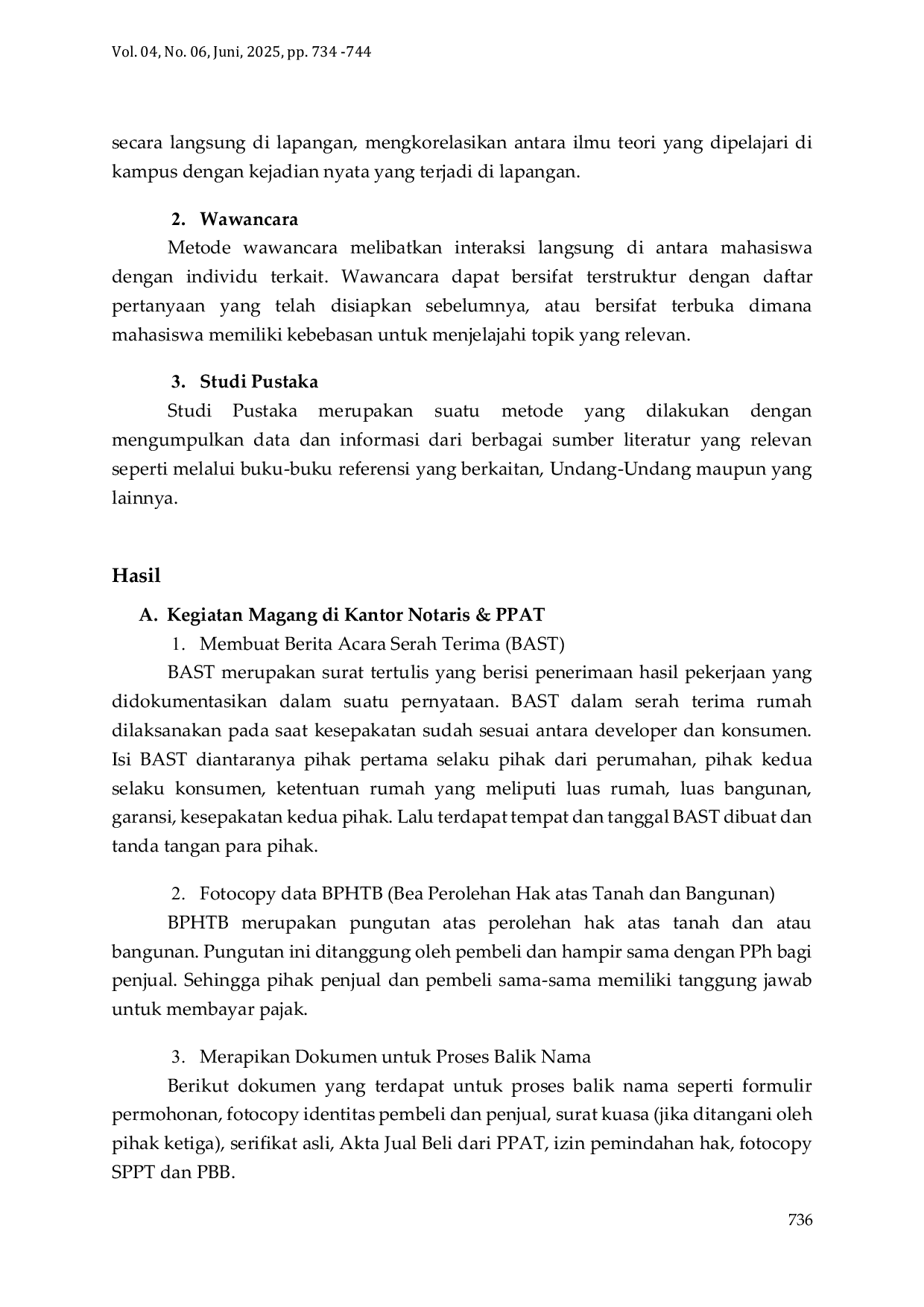 JURIS Membangun Fondasi Karir Hukum Berdasarkan Magang di Kantor Notaris PPAT dan Law Firm