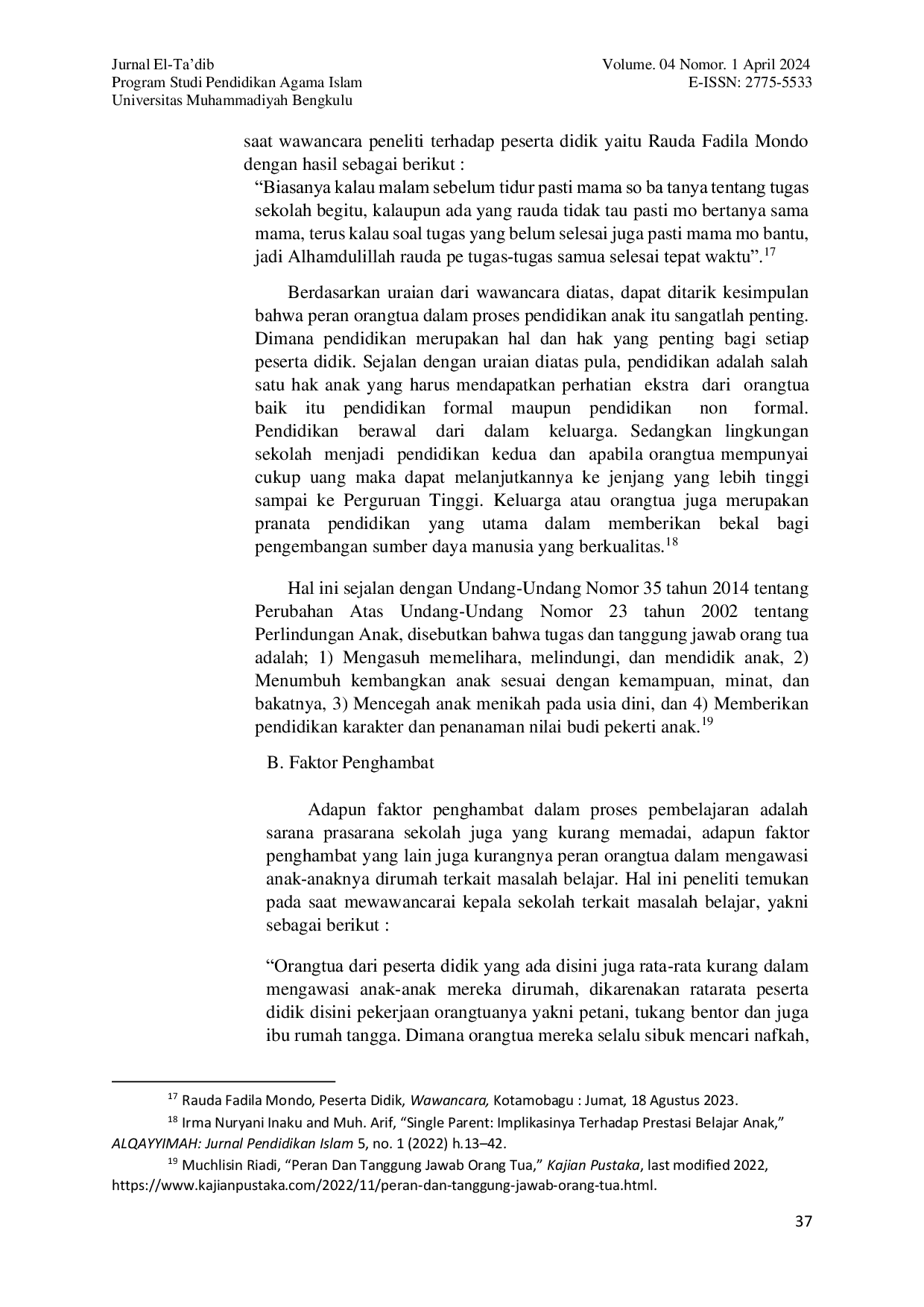 JURIS Penerapan Metode Quantum Learning Dalam Pembelajaran PAI di SMP Negeri 5 Kotamobagu