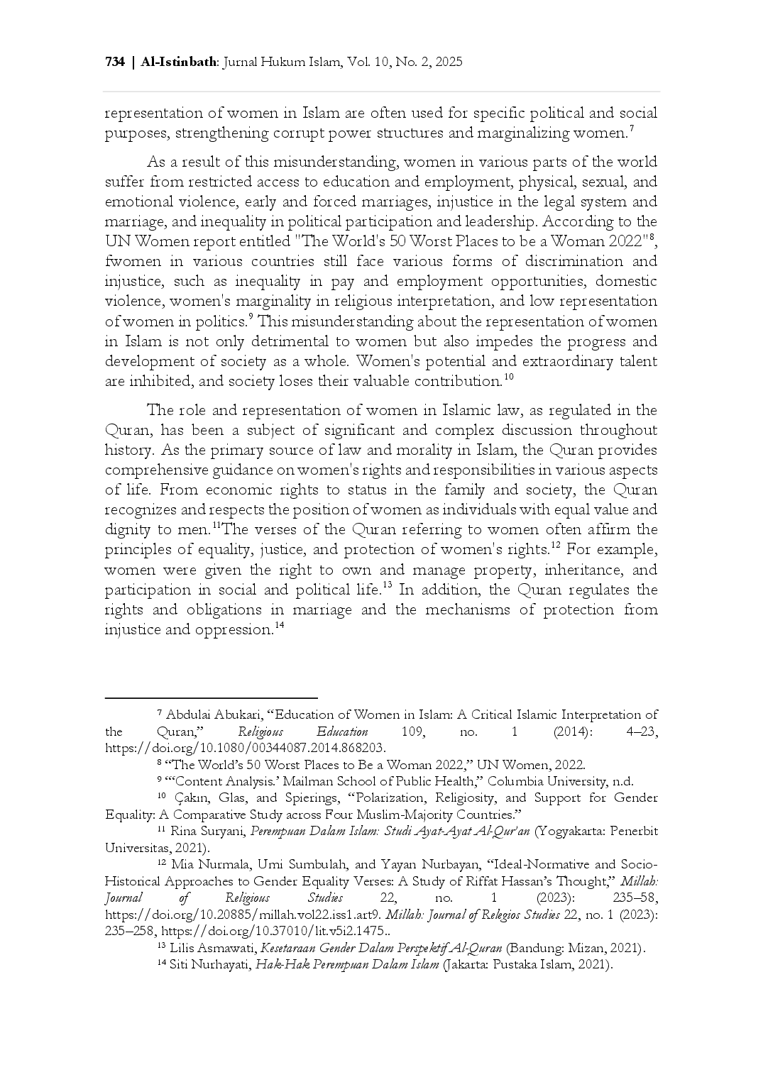 juris A Rhetorical Legal Hermeneutic Representations of Women in the Qur an through Balaghah and Their Implications for Islamic Law