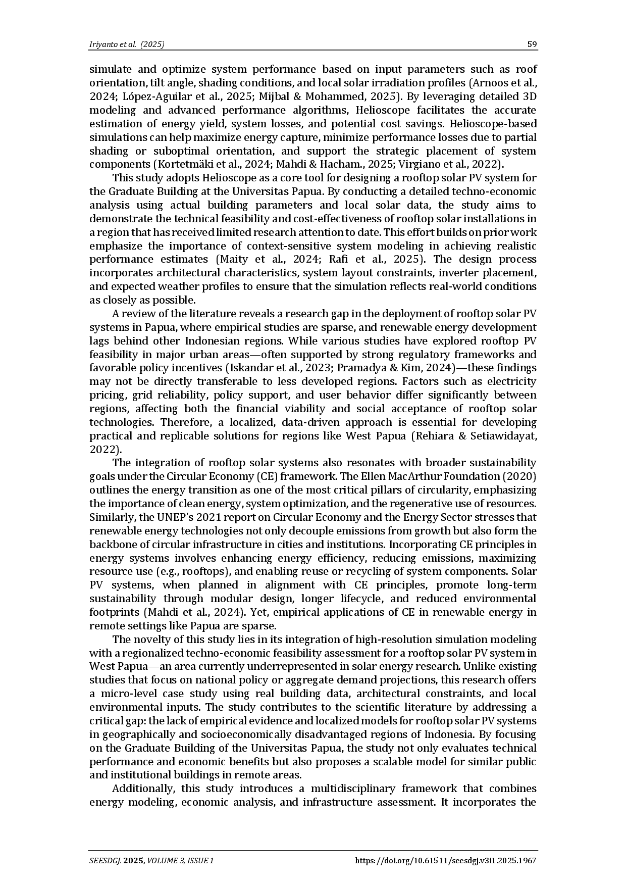 juris Techno economic assessment of rooftop solar photovoltaic integration for institutional energy efficiency and sustainability enhancement