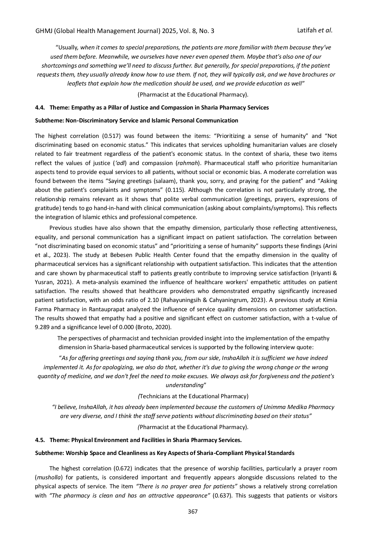 JURIS Evaluation of The Implementation of Sharia Based Pharmaceutical Service Standards A Qualitative Case Study