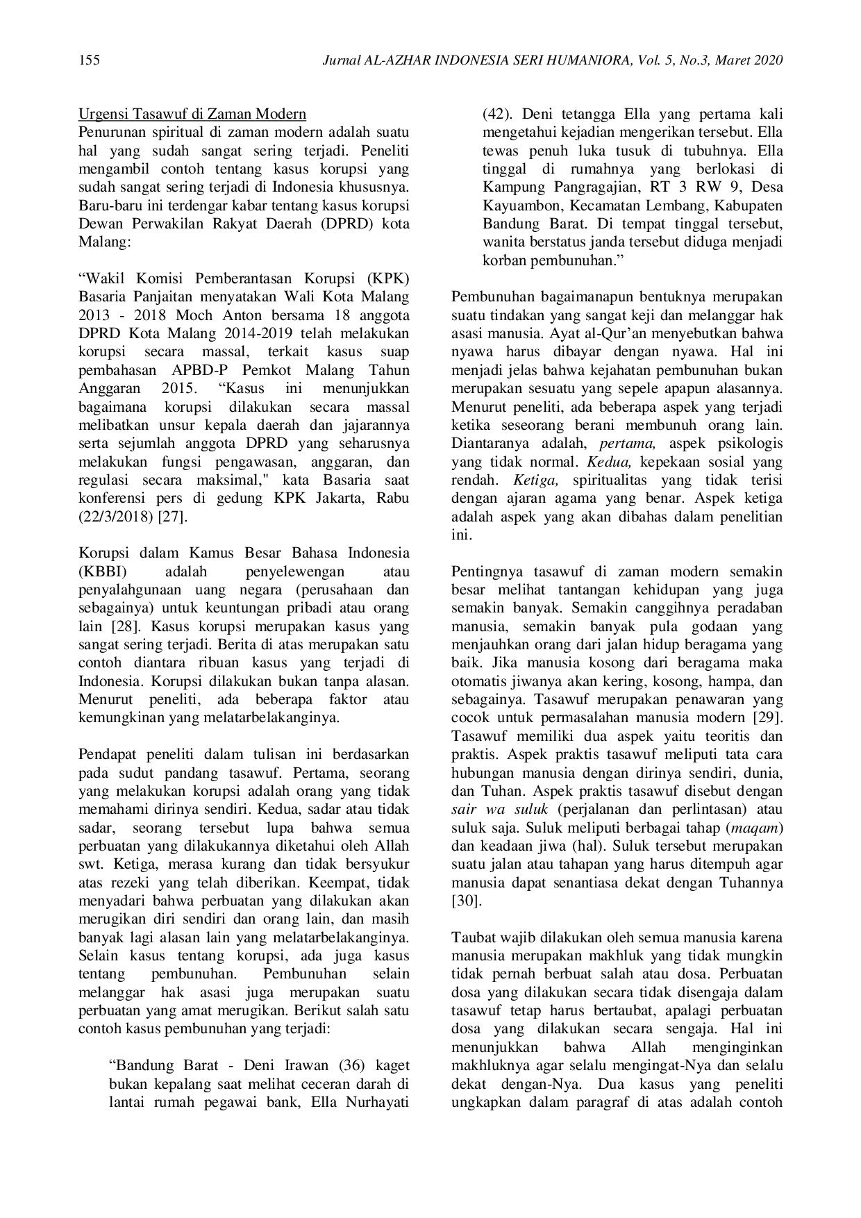 JURIS Maqamat Tokoh Midah Dalam Novel Mekkah Memoar Luka Seorang TKW Karya Aguk Irawan