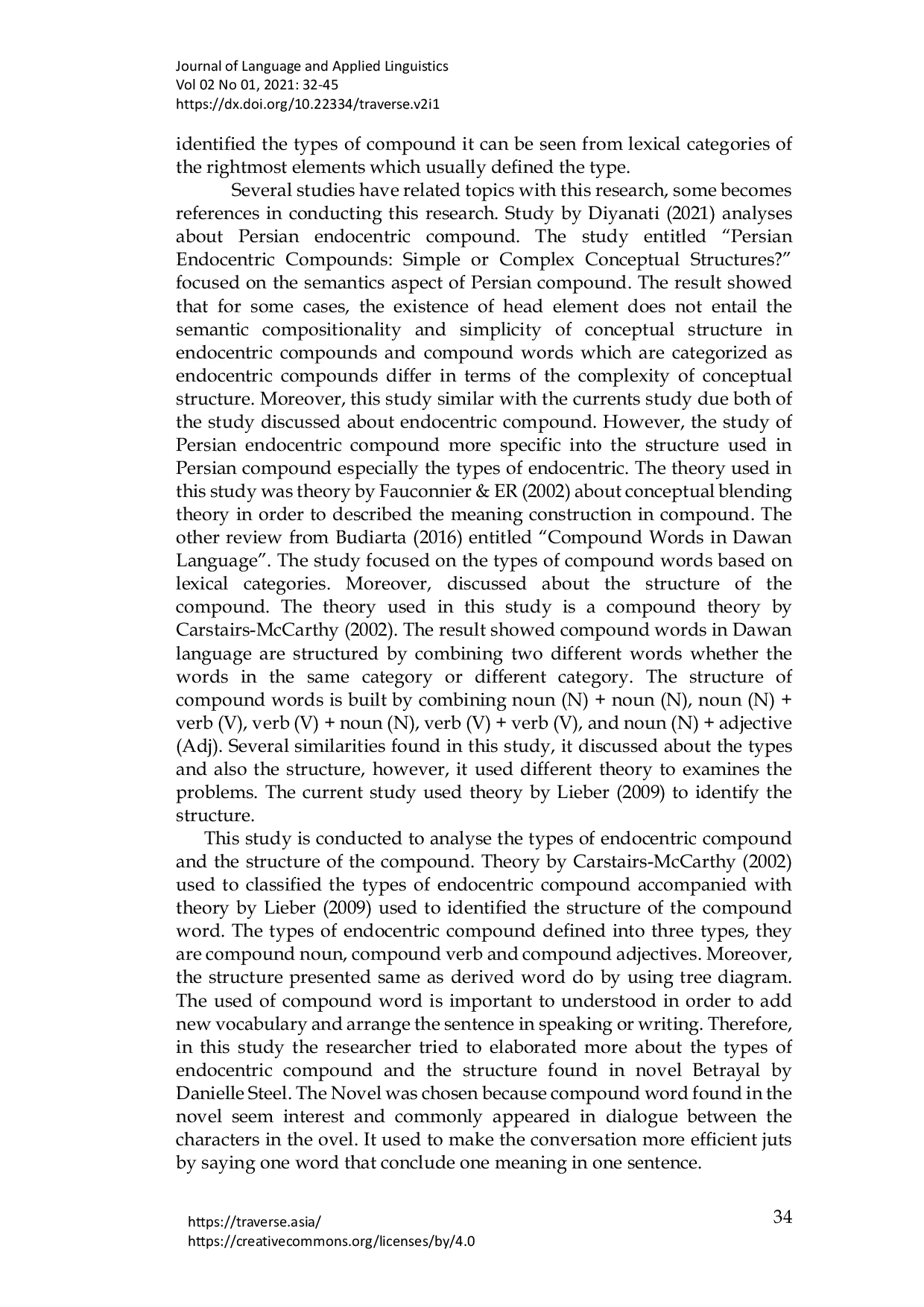 JURIS Endocentric Compound in Novel Betrayal by Danielle Steel