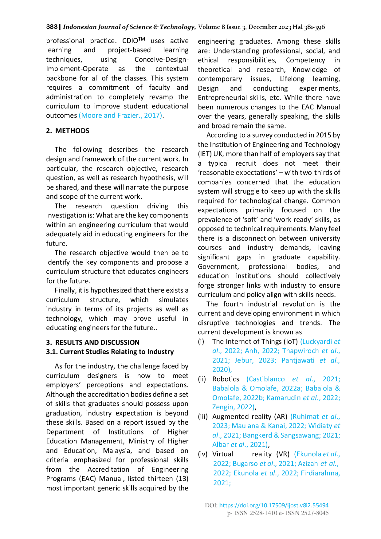 juris A Conceptual Curriculum Design Approach for Educating Engineers of and for the Future