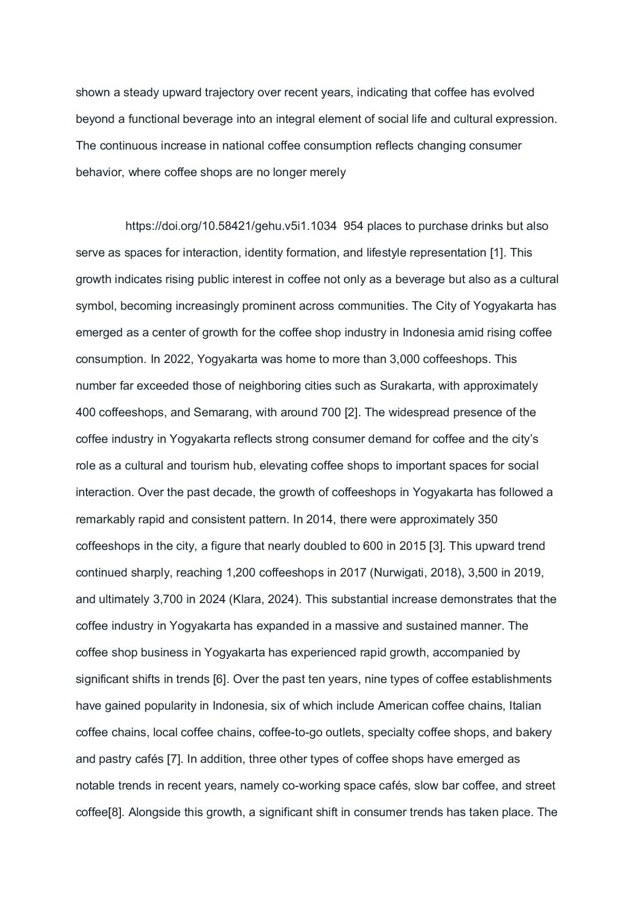 JURIS Comparing Customer Loyalty Formation in Coffee To Go and Slow Bar Coffee Shops The Roles of Price Service and Brand Experience