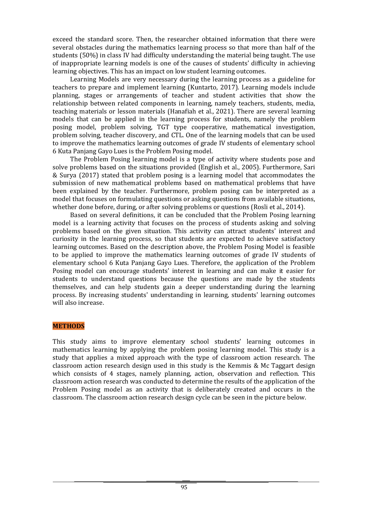 JURIS Problem Posing as a Learning Model to Improve Primary School Students Mathematics Learning Outcomes in Gayo Lues