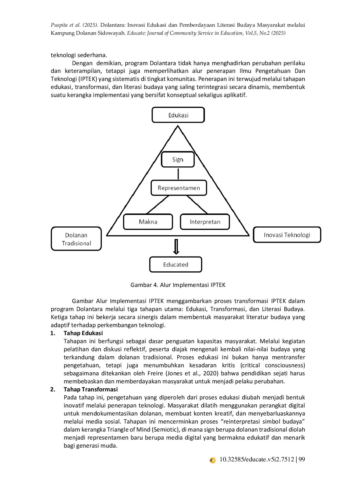 JURIS Dolantara Inovasi Edukasi dan Pemberdayaan Literasi Budaya Masyarakat melalui Kampung Dolanan Sidowayah