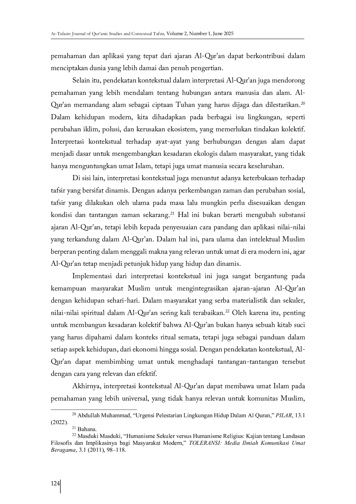 JURIS Interpretasi Semantik Al Qur an untuk Pemahaman Modern