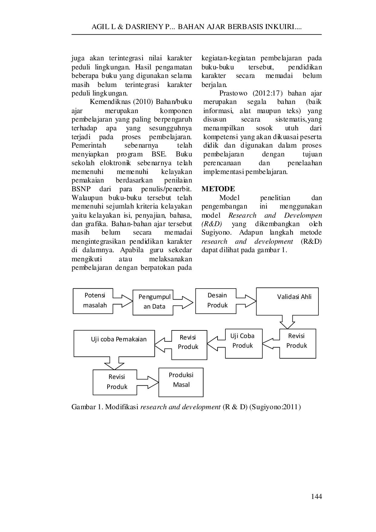 JURIS Pengembangan Bahan Ajar Berbasis Inkuiri Terintegrasi Nilai Karakter Peduli Lingkungan Pada Materi Ekosistem
