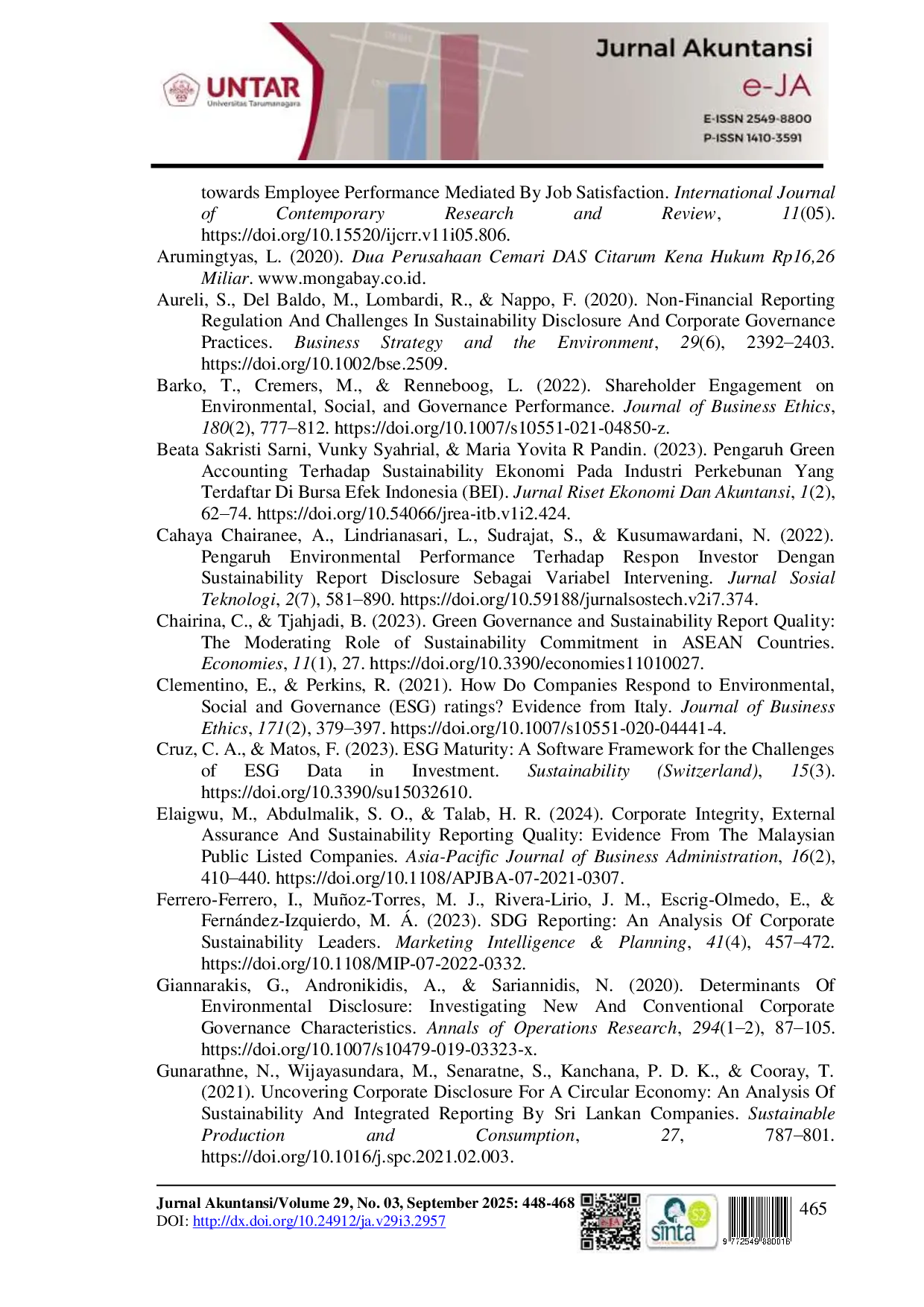 juris Green Accounting Enhances Sustainability Report Integrity Does Governance Support Voluntary Disclosure Perspectives