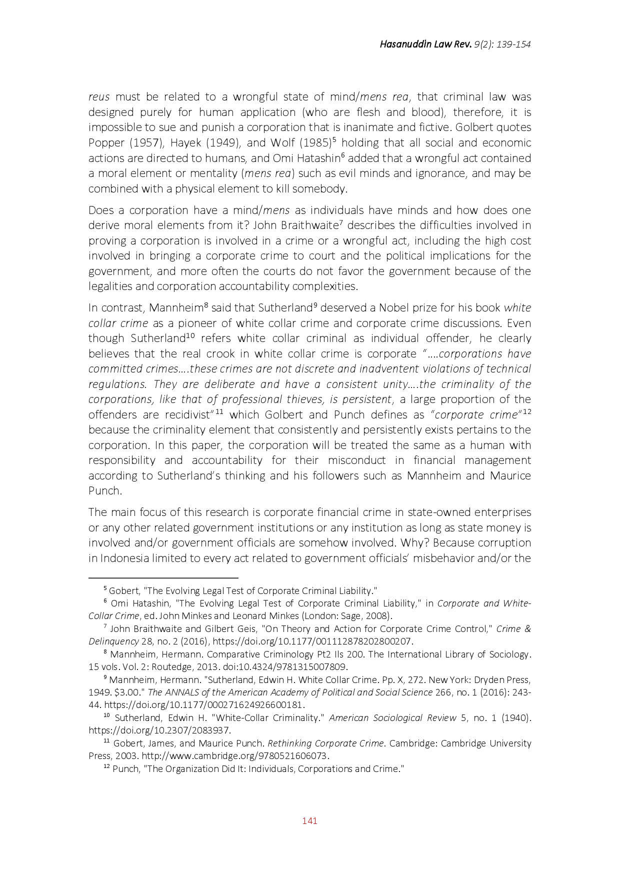 juris Disgorgement of Profits An Alternative Solution to Stolen State Assets Recovery from Corporate Financial Crimes