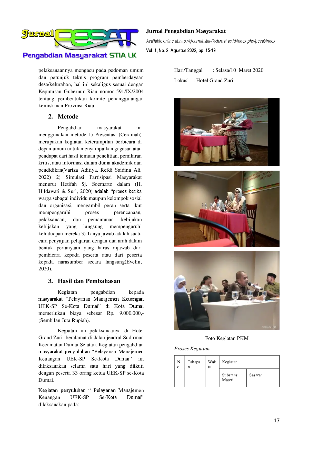 juris Pelayanan Manajemen Keuangan Uek Sp Se Kota Dumai