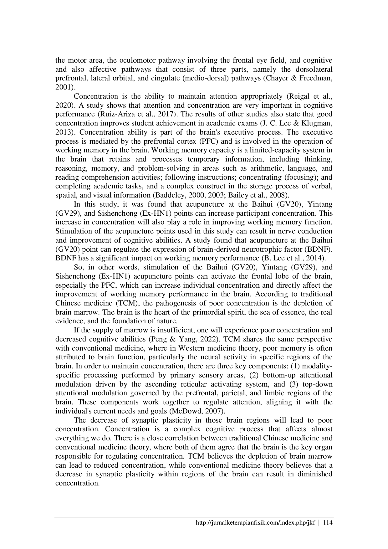 JURIS The Effect of Acupuncture Therapy on the Concentration Level of Health Students