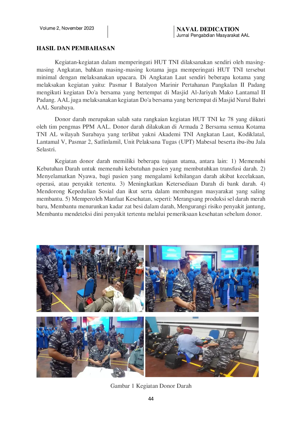 JURIS Kebersamaan Akademi Angkatan Laut AAL dengan Masyarakat dalam Aksi Program Kali Bersih Surabaya untuk HUT TNI AL Ke 78