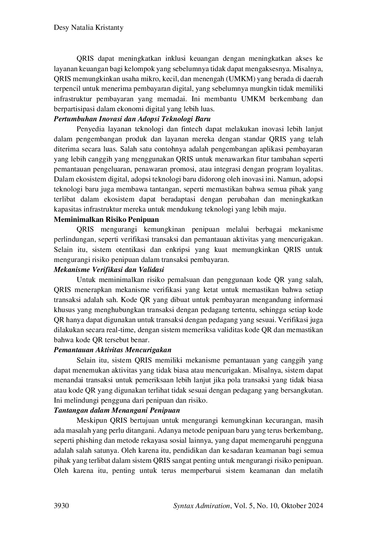 JURIS Tren dan Tantangan Keamanan Bertransaksi dengan Qris dalam Era Transformasi Sistem Pembayaran Digital