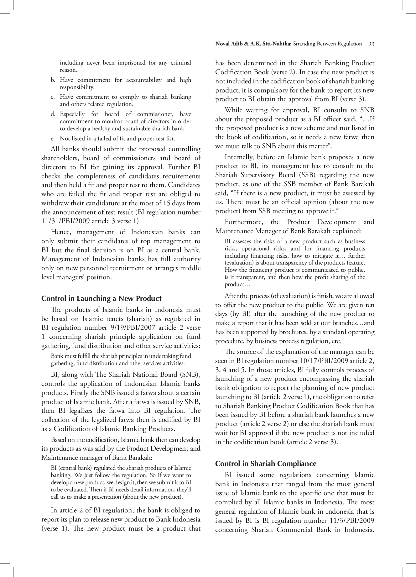 juris Straddling between Regulation and Innovation A Case Study of an Islamic Bank in Indonesia