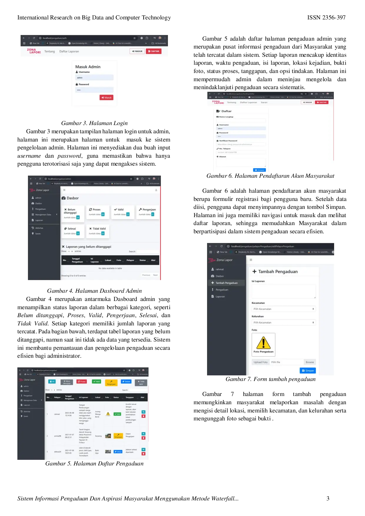 JURIS Sistem Informasi Pengaduan Dan Aspirasi Masyarakat Menggunakan Metode Waterfall Di Sekretariat Daerah Kabupaten Keerom